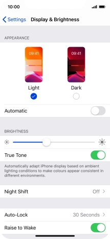 Press Dark. Press Dark.