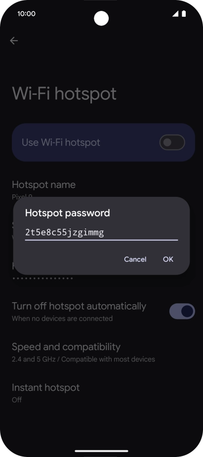 Press OK. Press OK.