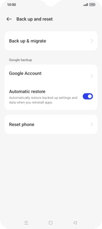 Press Reset phone. Press Reset phone.
