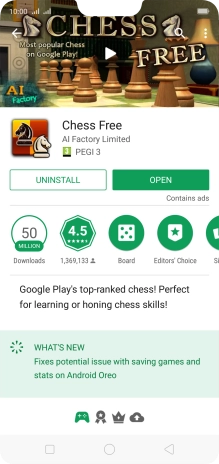 Press the Home key to return to the home screen.