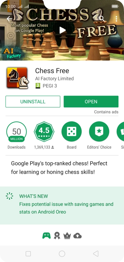 Press the Home key to return to the home screen.