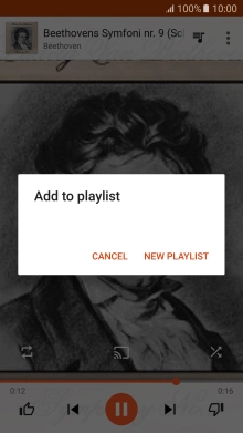 Press NEW PLAYLIST.