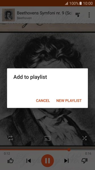 Press NEW PLAYLIST.