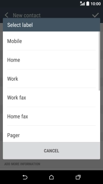 Press the required number type.
