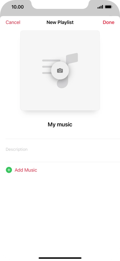 Press Add Music.