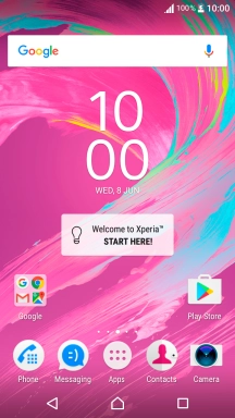 When the battery charging icon is displayed, the battery is charging.