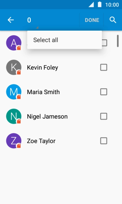 Press Select all.