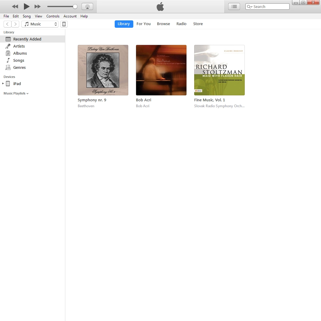 Click the iPad icon.