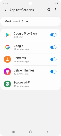 Press the drop down list. Press the drop down list.