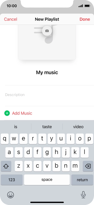 Press Add Music.