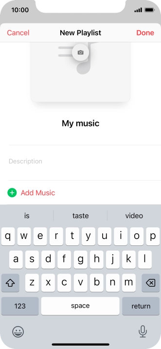 Press Add Music.