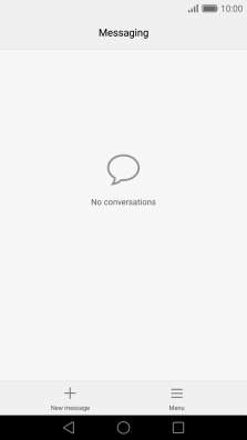 Press New message. Press New message.
