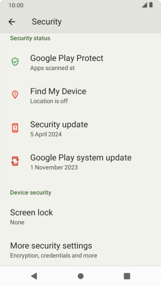 Press the Home key to return to the home screen. Press the Home key to return to the home screen.