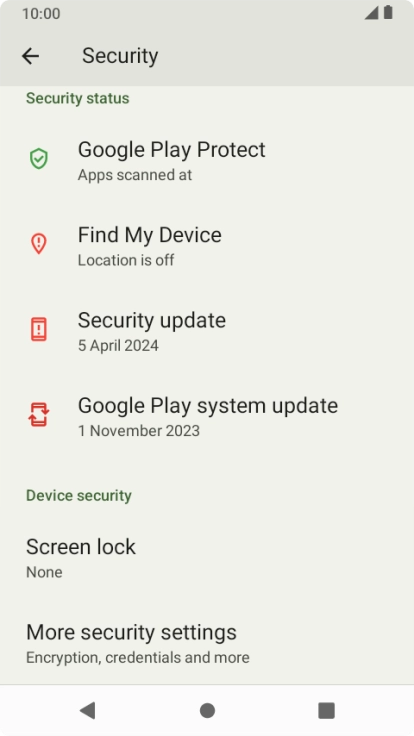 Press the Home key to return to the home screen. Press the Home key to return to the home screen.
