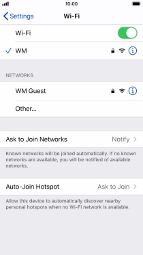 Press the Home key to return to the home screen.