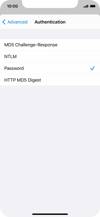 Press Password.