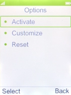 Select Customize.