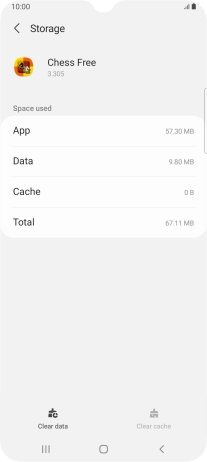 Press the Home key to return to the home screen.