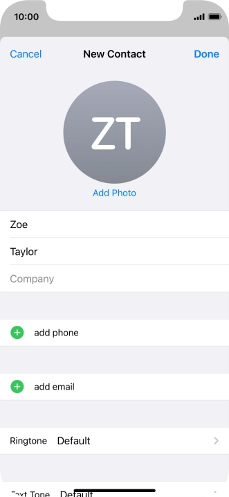 Press add phone. Press add phone.