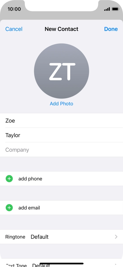 Press add phone. Press add phone.