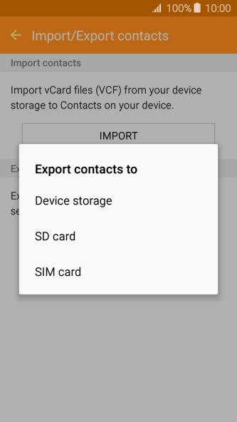 Press SIM card.
