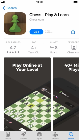 Press GET and follow the instructions on the screen to install the app. Press GET and follow the instructions on the screen to install the app.