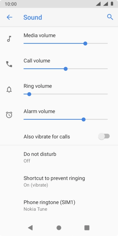 Press Phone ringtone (‹SIM›). Press Phone ringtone (‹SIM›).