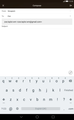 Press the required contact.