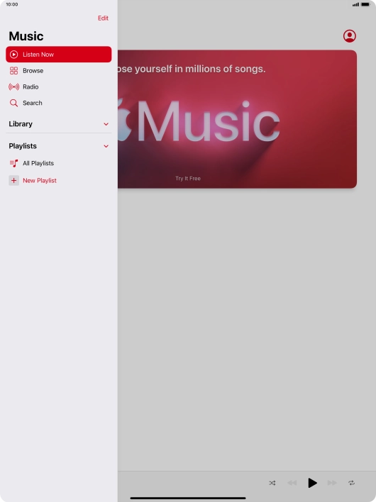 Press New Playlist.