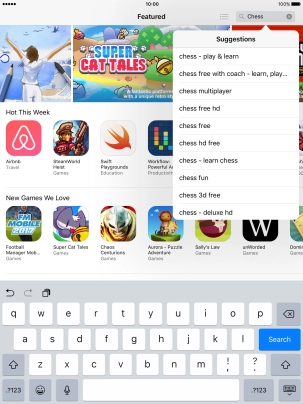 Press Search.