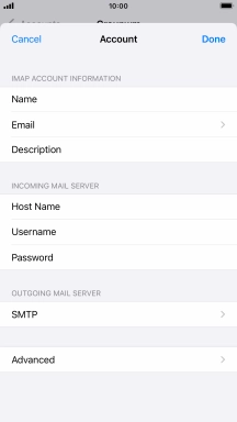 Press SMTP.