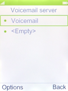 Highlight Voicemail.