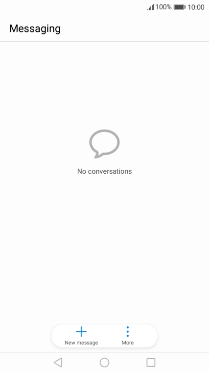 Press New message. Press New message.