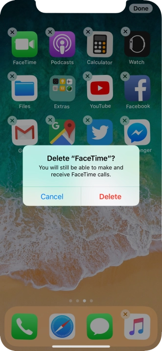 Press Delete.