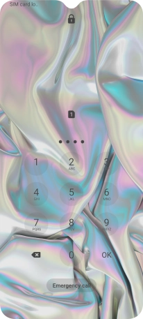 If you're asked to key in your PIN, do so and press OK. If you're asked to key in your PIN, do so and press OK.