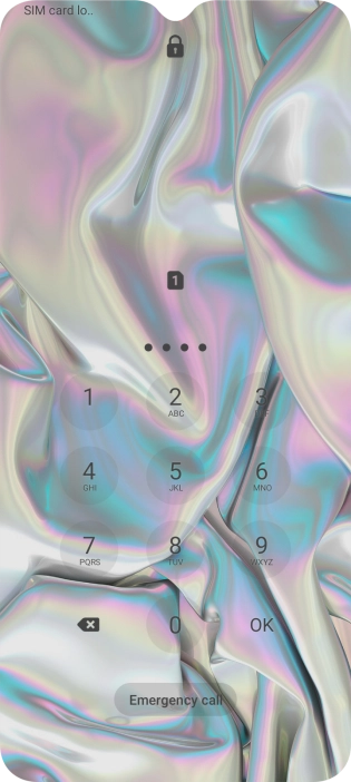 If you're asked to key in your PIN, do so and press OK. If you're asked to key in your PIN, do so and press OK.