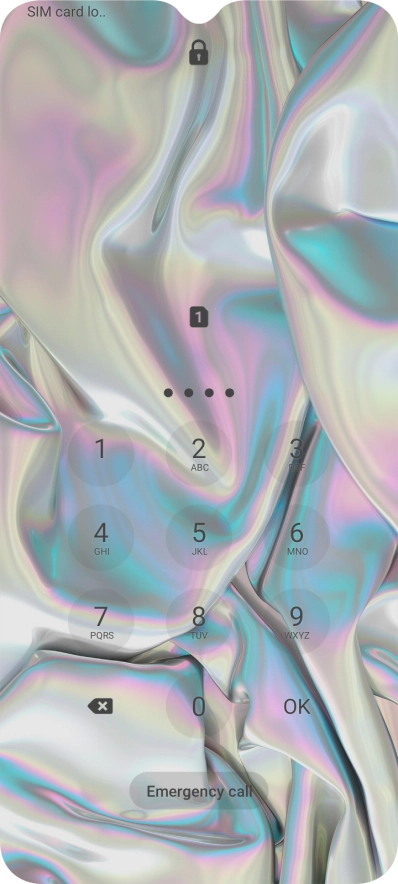 If you're asked to key in your PIN, do so and press OK. If you're asked to key in your PIN, do so and press OK.