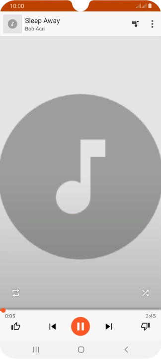 Press arrow right to go to the next audio file. Press arrow right to go to the next audio file.