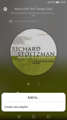 Press Create new playlist. Press Create new playlist.