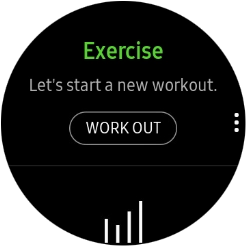 Press WORK OUT.