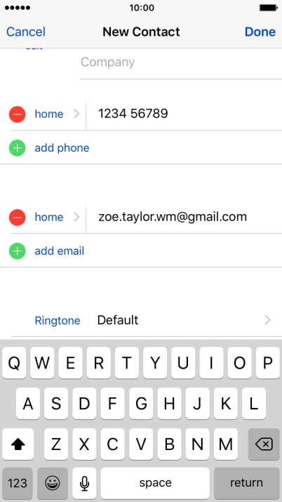 Press Ringtone.