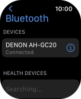 Press the Digital Crown to return to the home screen. Press the Digital Crown to return to the home screen.