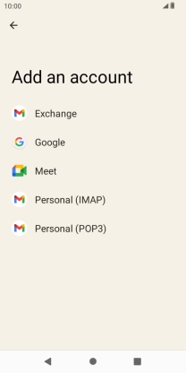 Press Google.