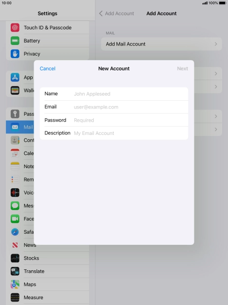 Press Name and key in the required sender name. Press Name and key in the required sender name.
