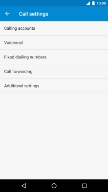 Press Additional settings.
