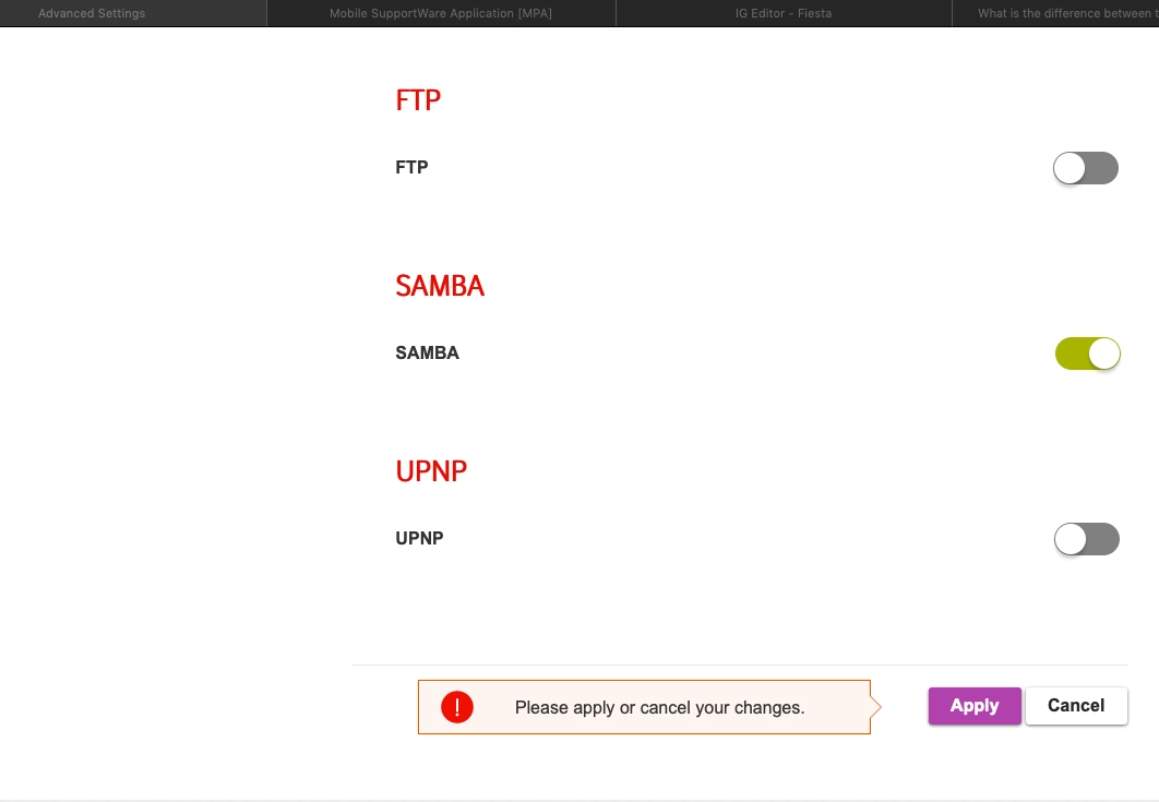 Click Apply.