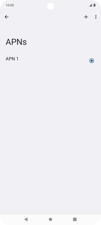 Press the add icon.