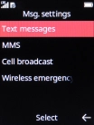 Select Text messages.