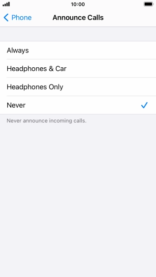 Press Always to turn on the function when silent mode is turned off.