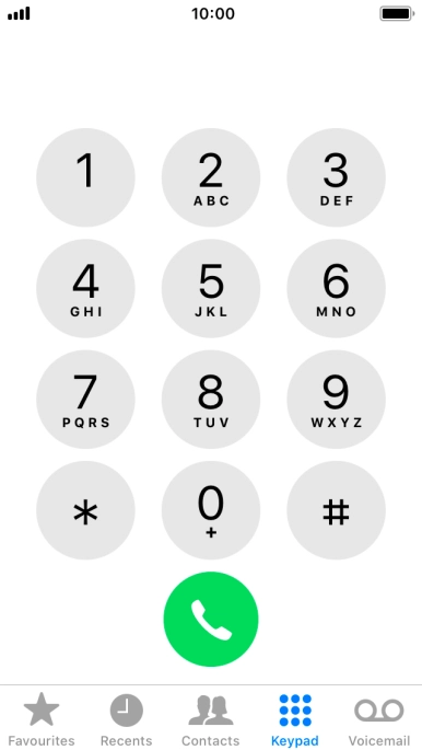 Press Keypad.